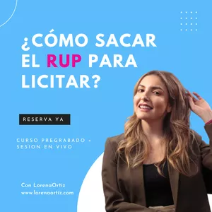 Imagen de portada para Curso online SACAR RUP PARA LICITAR