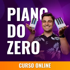 Imagem de capa para o Curso online Piano do Zero com Guilherme Baldovino