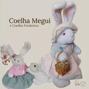 Imagem de capa para o Curso online Coelha Megui e Frederico  + Coleção Jardins da Megui