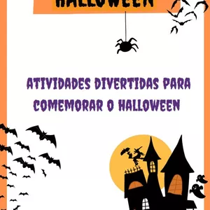 Imagem de capa para o Ebook Atividades divertidas para comemorar o Halloween