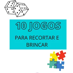 Imagem principal do produto 10 JOGOS PARA RECORTAR E BRINCAR-MARTA MEDEIROS