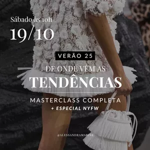 Imagem de capa para o Curso online Masterclass Verão 25