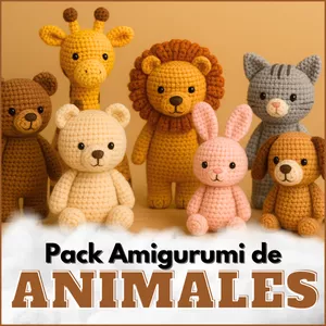 Imagen de portada para Ebook LOS ANIMALES AMIGURUMIS