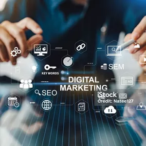 Imagem de capa para o Curso online curso de Marketing Digital: