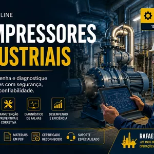 Imagem do curso Compressores Industriais: Operação, Manutenção e Diagnóstico