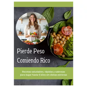 Imagen de portada para Ebook Pierde Peso Comiendo Rico - Ebook