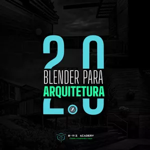 Imagem de capa para o Curso online Bviz Academy - Blender para Arquitetura