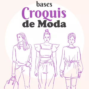 Imagem de capa para o Ebook Ebook com 100 bases de croquis