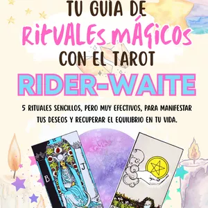 Imagen de portada para Ebook El Poder Sagrado del Tarot: Guía de 5 Rituales Mágicos
