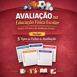Imagem de capa para o Ebook Avaliação na Educação Física Escolar [com fichas de avalição]