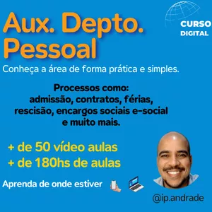 Imagem de capa para o Curso online Auxiliar de Depto. Pessoal