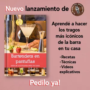 Imagen de portada para Ebook BARTENDER EN PANTUFLAS  Guia de cocteleria para tu casa