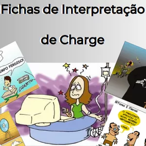 Imagem de capa para o Ebook Fichas de Interpretação de Charge