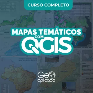 Imagem de capa para o Curso online Mapas Temáticos com QGIS