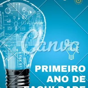 Imagem de capa para o Ebook Primeiro Ano de Faculdade -  Sucesso Acadêmico e Social