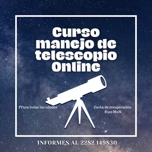 Imagen de portada para Curso online Curso Manejo de Telescopio