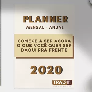 Imagem de capa para o Ebook Planner do Tradutor Iniciante - 2020