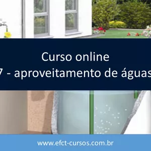 Imagem de capa para o Curso online Aproveitamento de águas pluviais