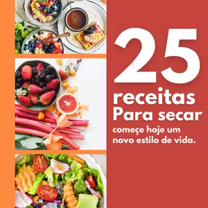 Imagem de capa para o Ebook 25 receitas para secar