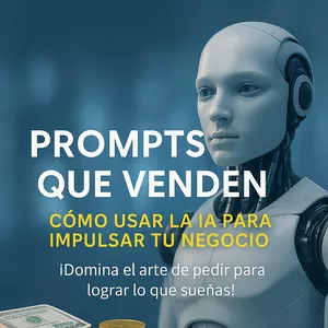 Imagen de portada para Ebook Prompts que Venden: Cómo usar la IA para impulsar tu negocio