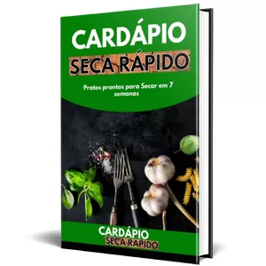 Imagem de capa para o Ebook Cardápio Seca Rápido 