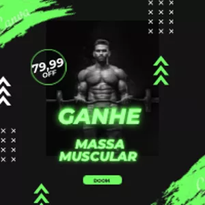 Imagem de capa para o Ebook Como ganhar massa muscular 