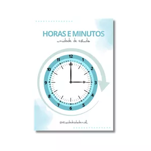 Imagem de capa para o Ebook Horas e Minutos - Unidade de Estudo