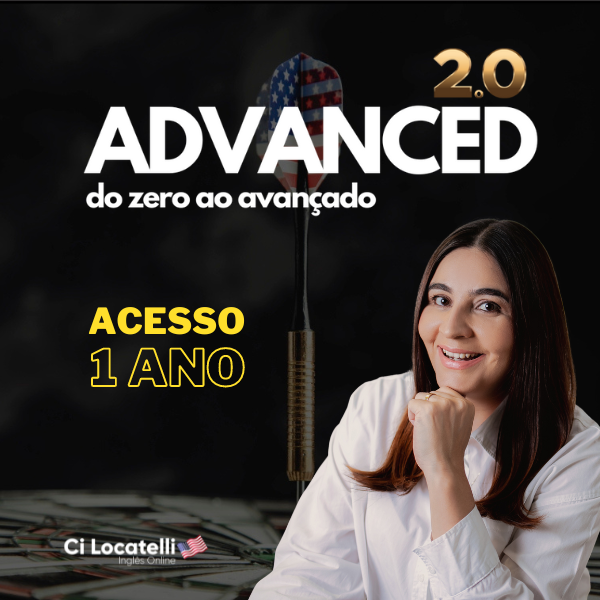 Imagem de Ci Locatelli - Curso de Inglês Advanced 2.0 (1Ano de Acesso) criado por Ci Locatelli Inglês Online na hotmart