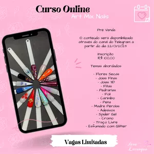 Imagem de capa para o Curso online Curso Art Mix Nails