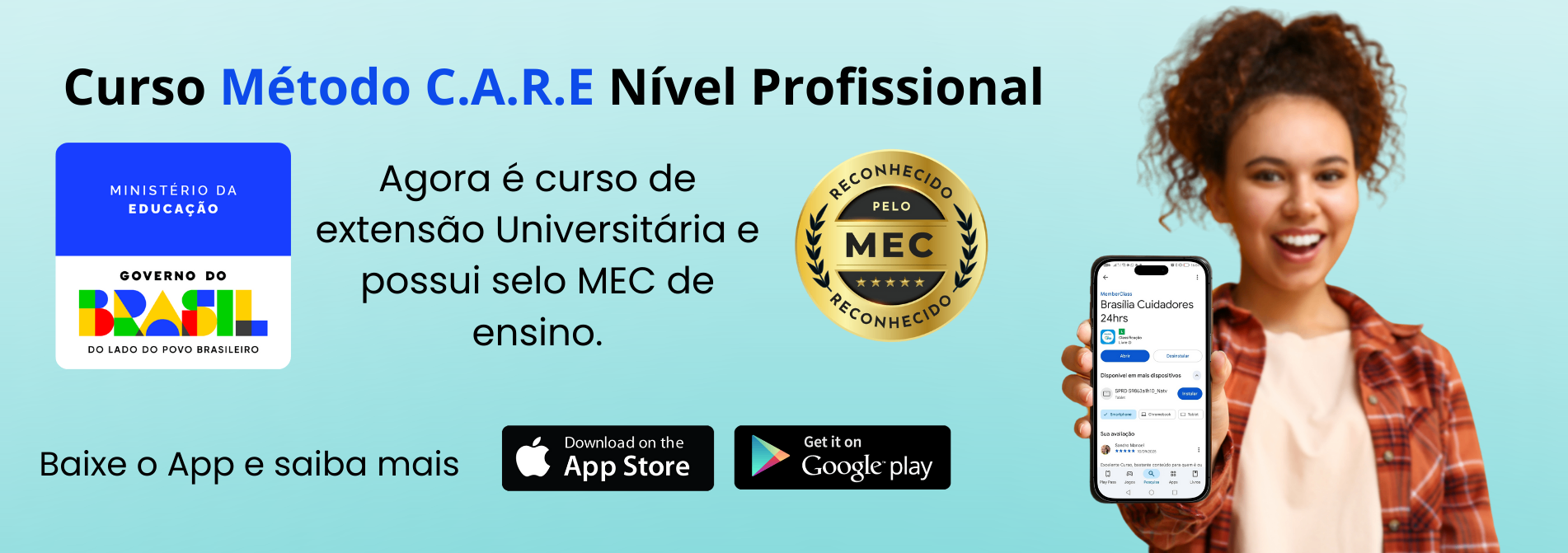 Banner para pagina do App da Brasilia Cuidadores24hs