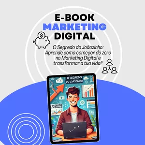 Imagem de capa para o Ebook Descomplicando o Marketing Digital - Ebook