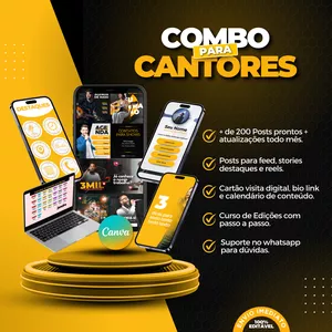 Imagem de capa para o Curso online Combo para Cantores