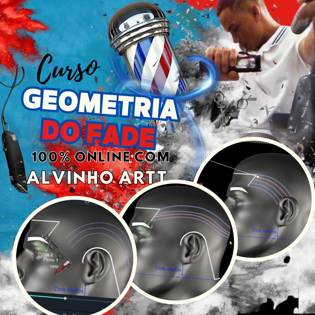 Imagem do curso A Arte da Geometria do Fade para Barbearias
