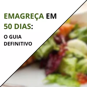 Imagem de capa para o Ebook Emagreça em 50 Dias: O Guia Definitivo