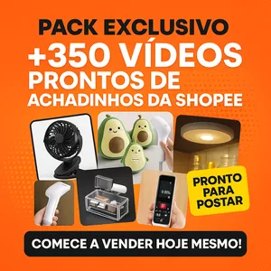 Imagem de capa para o Curso online Pack +350 Vídeos Prontos de Achadinhos da Shopee