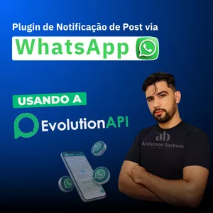 Imagem de capa para o Curso online Notificação de Post via WhatsApp