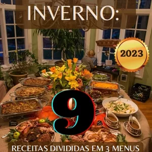 Imagem de capa para o Ebook Menus de Inverno: 3 menus completos com entradas, pratos principais e sobremesa de chefs renomados!