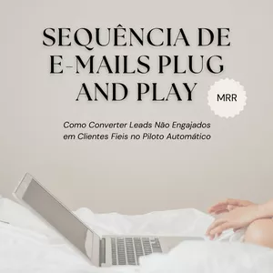 Imagem de capa para o Ebook Sequência de E-mails Plug and Play – Vendas Automatizadas no Piloto Automático