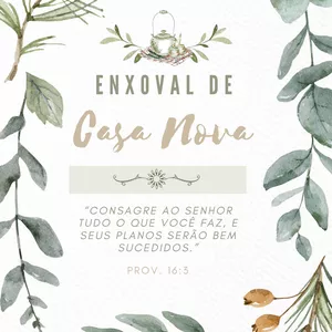 Imagem de capa para o Ebook ENXOVAL DE CASA NOVA