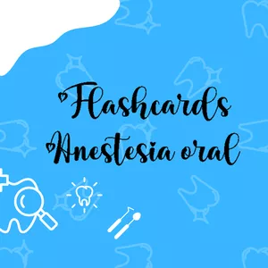 Imagen de portada para Ebook Flashcards de Anestesia Oral para Odontología