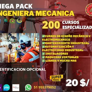 Imagen de portada para Curso online 𝗠𝗘𝗚𝗔𝗣𝗔𝗖𝗞 𝗜𝗡𝗚𝗘𝗡𝗜𝗘𝗥𝗜𝗔 𝗠𝗘𝗖𝗔𝗡𝗜𝗖𝗔