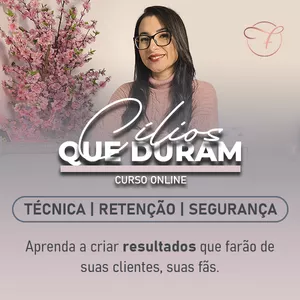 Imagem do curso Cílios que duram - Fidelize suas clientes com extensões de cílios que realmente duram.