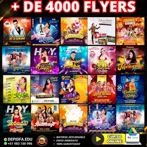Imagen de portada para Curso online PACK DE FLYERS EDITABLES