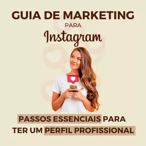 Imagem de capa para o Ebook Guia de Marketing Para Instagram