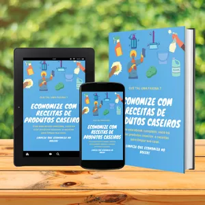 Imagem de capa para o Ebook Economize com Receitas de Produtos Caseiros