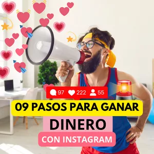 Imagen de portada para Ebook 9 PASOS PARA GANAR DINERO CON INSTAGRAM 💲🤑❤