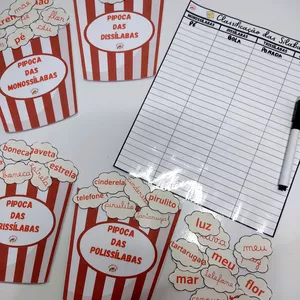 Imagem de capa para o Ebook Pipoca das Sílabas