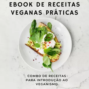 Imagem de capa para o Ebook Receitas Veganas Práticas 2023