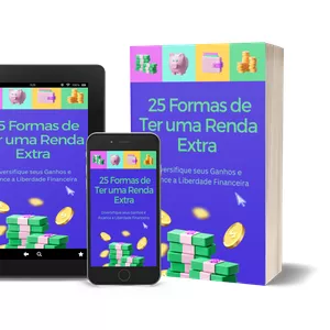 Imagem de capa para o Ebook 25 Formas de Ter uma Renda Extra