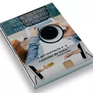 Imagem de capa para o Ebook TÉCNICAS PARA VENDER MUITO TODOS OS DIAS